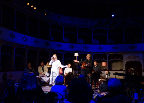 Fotografija 5 - Bajkovita večer u šibenskom kazalištu: Puno Jesenjina, malo Arsena i nešto snijega na kraju