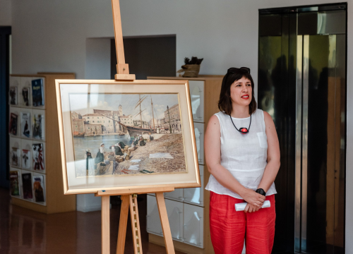 Slika stara preko 140 godina stigla u šibensku knjižnicu: 'Ovo djelo kulturološki obogaćuje povijesnu priču našeg grada'