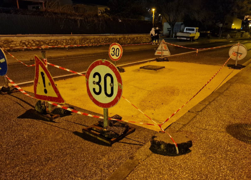 Fotografija 3 - Šahtovi u Njivicama i na Njegoševu sanirani: Čekaju se još usporivači kraj škole