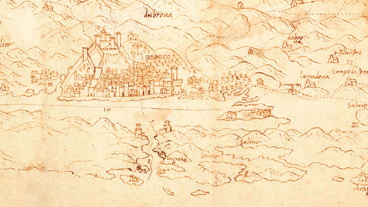 Baš nam se posrećilo: Šibenik je detaljno prikazan na najstarijoj poznatoj venecijanskoj karti Dalmacije