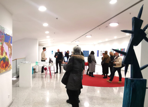 Fotografija 27 - Promocija šibenske umjetnosti u slavonskoj metropoli: U Osijeku otvorena izložba članova Grupe 9!