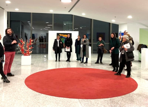 Fotografija 25 - Promocija šibenske umjetnosti u slavonskoj metropoli: U Osijeku otvorena izložba članova Grupe 9!