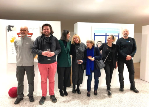 Fotografija 28 - Promocija šibenske umjetnosti u slavonskoj metropoli: U Osijeku otvorena izložba članova Grupe 9!