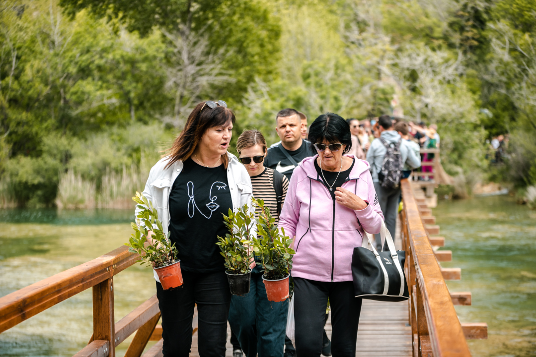 Uz podjelu graha u NP Krka tradicionalno obilježen Praznik rada: 'Sve što imamo stvorili smo svojim radom'