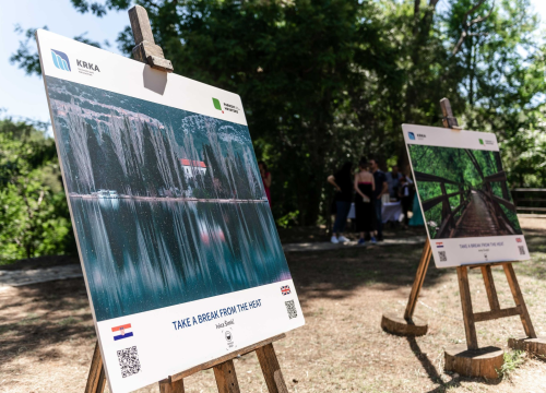 Fotografija 3 - U NP Krka otvorena izložba fotografija: 'Cilj je osvijestiti važnost šuma za smanjenje utjecaja klimatskih promjena'