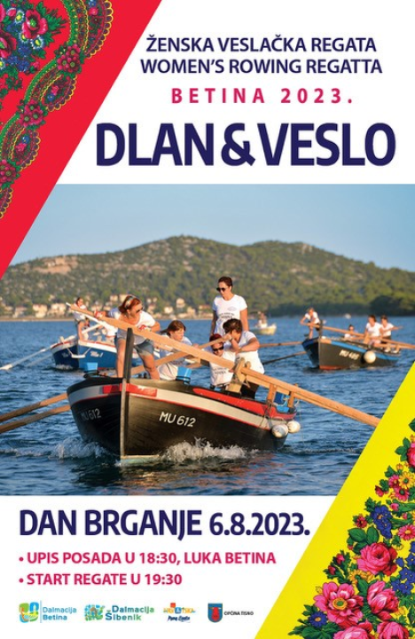 Ne propustite feštu u Betini: Regata Dlan & veslo pa vrhunski koncerti i vatromet!