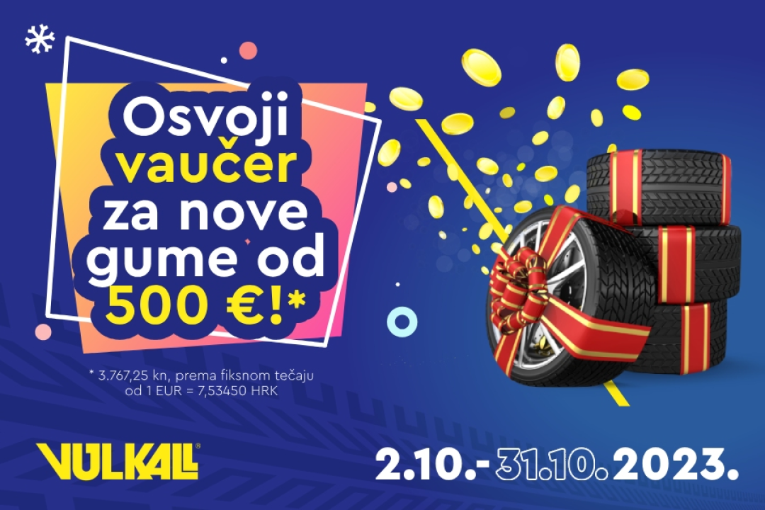 Zamijenite gume u Vulkalu i osvojite super nagradu!