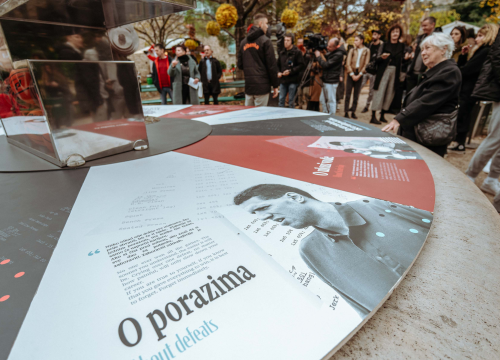 Fotografija 25 - Umjetnička instalacija u spomen na Dražena Petrovića svečano otkrivena u đardinu