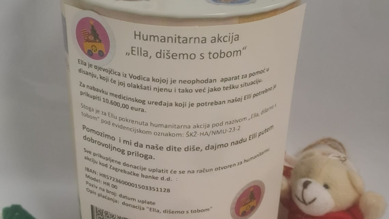 Ella je djevojčica iz Vodica koja ima tešku bolest i potrebna joj je vaša pomoć