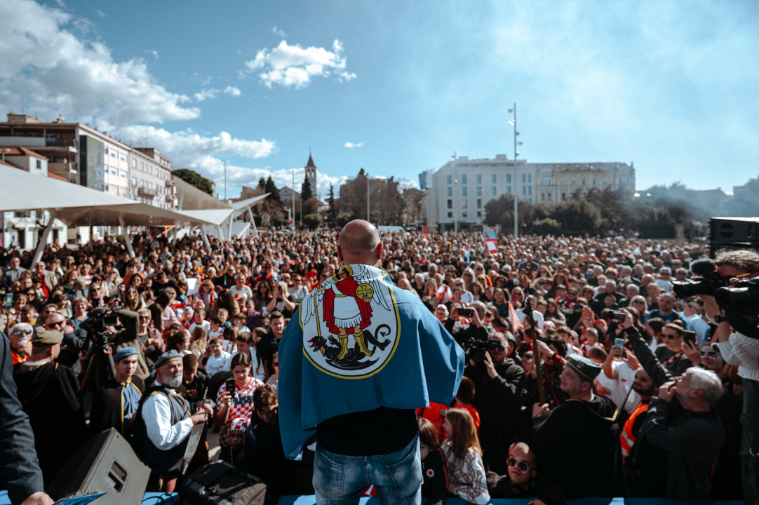 Šibenčani masovno dočekali svjetske prvake, Tucak: 'Gdje god pođem osjećam ljubav koju mi pružate'