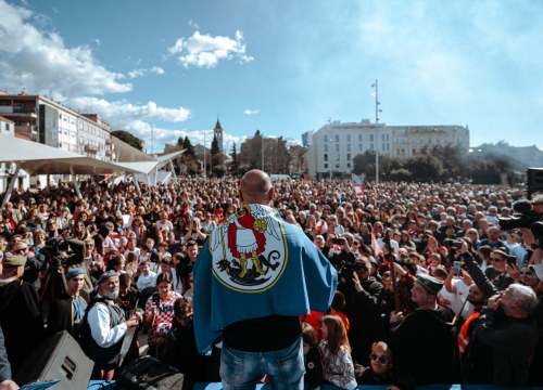 Fotografija 31 - Šibenčani masovno dočekali svjetske prvake, Tucak: 'Gdje god pođem osjećam ljubav koju mi pružate'
