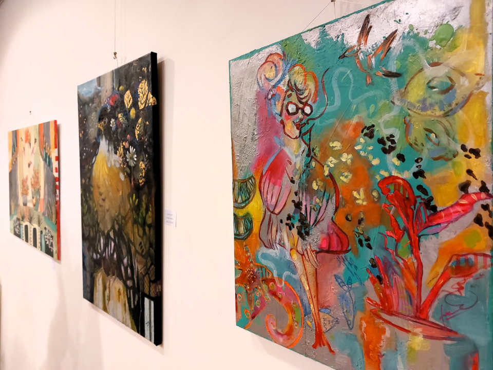 U knjižnici otvorena izložba mlade umjetnice Lucije Živković