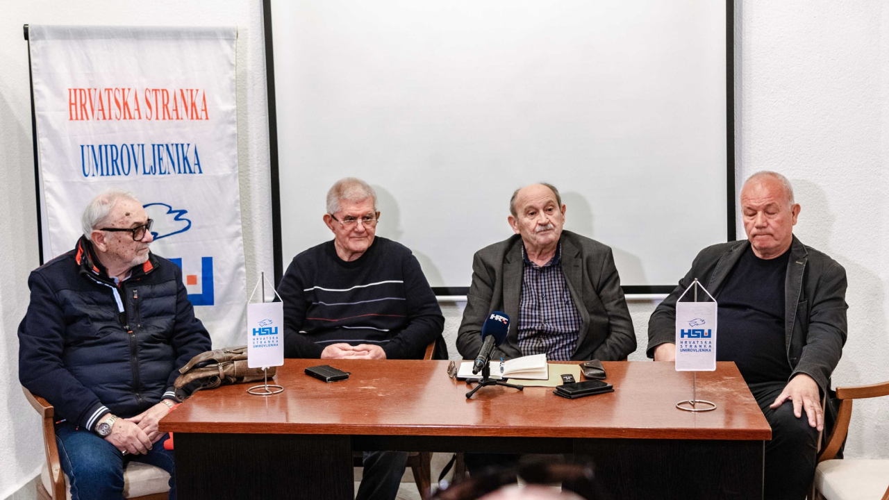 Vodstvo HSU-a u Šibeniku: 'Tražimo uskrsnicu, 13. mirovinu i pravobranitelja za osobe starije životne dobi'