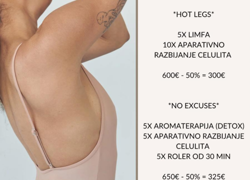 Fotografija 5 - Beauty Clinic by Tamara časti s 50 posto popusta na popularne pakete tretmana tijela!