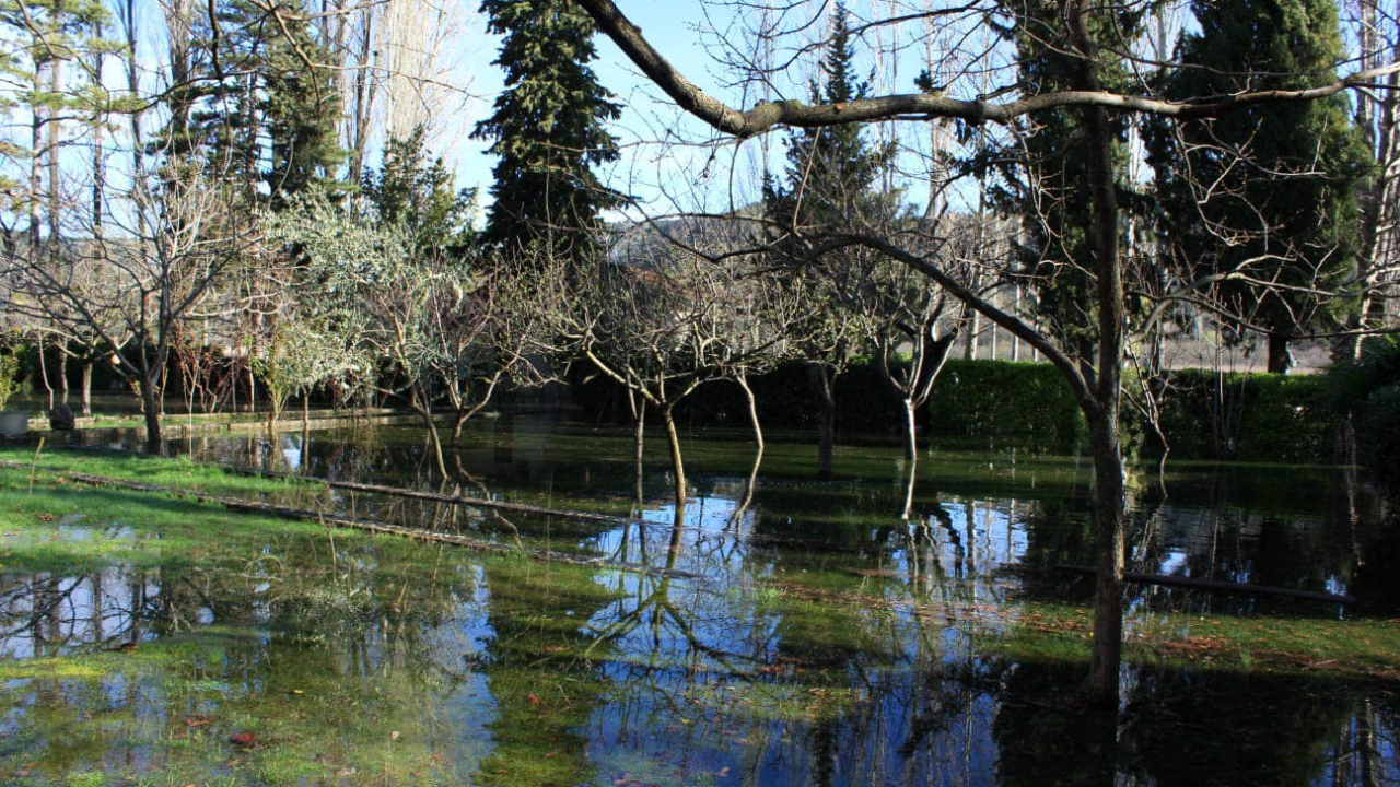 Visok vodostaj Krke poplavio dio Visovca