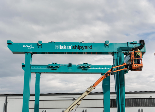 Fotografija 5 - U tijeku je montaža novog travellifta kapaciteta 75 tona u Iskra brodogradilištu!
