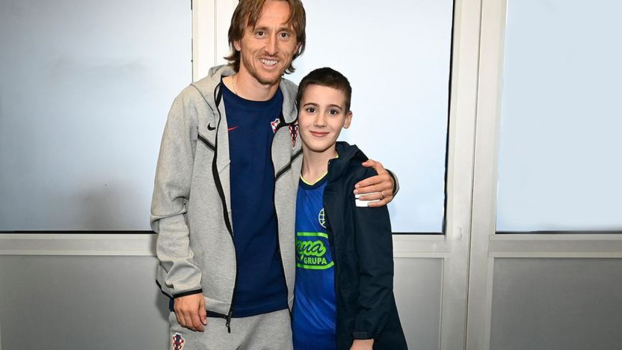 Susret Modrića i Jana, žrtve vršnjačkog nasilja koji poručuje: 'Borite se riječima, a ne šakama'