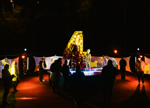 Fotografija 6 -  Rad posvećen Draženu Petroviću predstavljen na Tuškancu