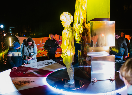 Fotografija 7 -  Rad posvećen Draženu Petroviću predstavljen na Tuškancu