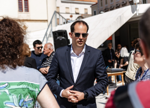 Fotografija 18 - Plenković u Šibeniku: 'Uvjeren sam da će 9. izborna jedinica dati najveći obol ukupnoj pobjedi HDZ-a'