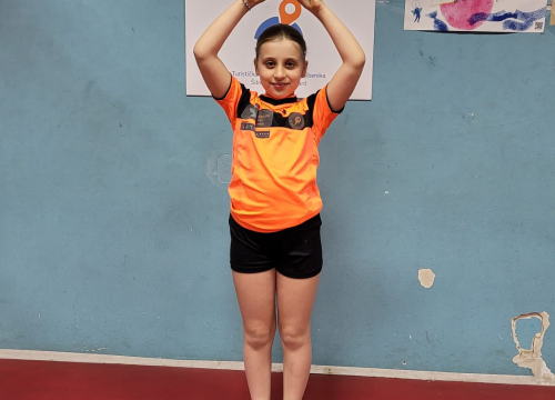 Fotografija 3 - Mlada šibenska stolnotenisačica Katja Mandić srebrna na Opatija openu