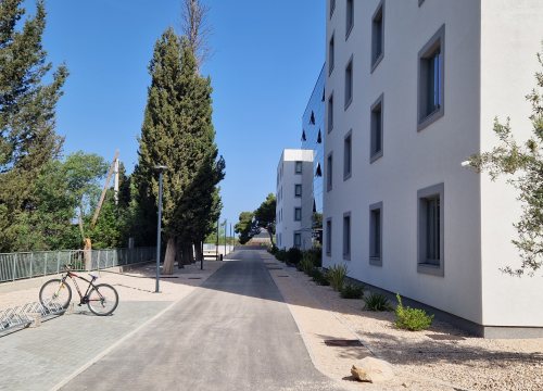 Studentski centar Šibenik postavio parking za bicikle na Palacinu