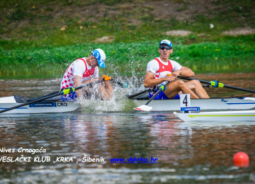 Fotografija 3 - Tri veslača Krke nastupila za Hrvatsku na Europskom juniorskom prvenstvu, dali sve od sebe po teškom vremenu