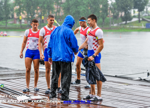 Tri veslača Krke nastupila za Hrvatsku na Europskom juniorskom prvenstvu, dali sve od sebe po teškom vremenu