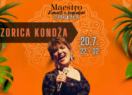 Fotografija 3 - Vrhunski koncerti Zorice Kondže i grupe TBF očekuju vas ovog ljeta na plaži Banj