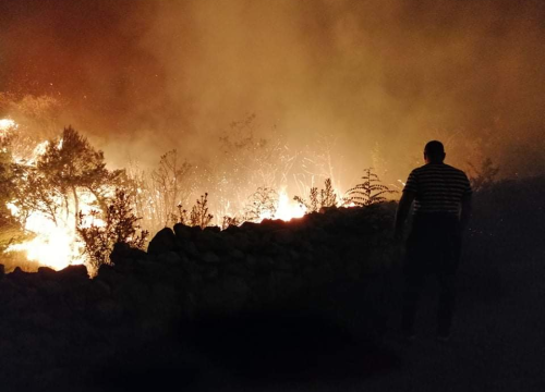Gori na području Kijeva: Radi gašenja ljudi prevezeni helikopterom do planinarskog doma