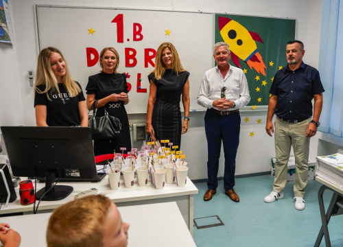 Gradonačelnik Burić pozdravio prvašiće u OŠ Meterize