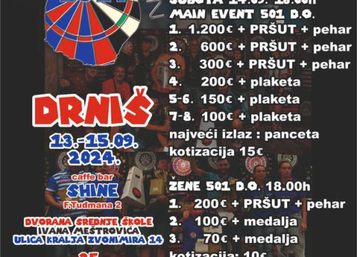 Fotografija 2 - Drniški 'Pršut Open': Kreće najveći pikado turnir u Hrvatskoj!