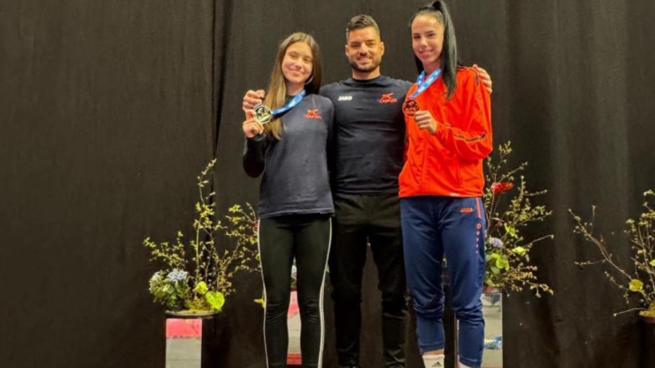 Kninjanke Ivona Jelić i Lorena Djak osvojile dvije medalje na turniru u Nišu