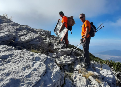 Fotografija 3 - Šibenski planinari Draženu u čast popeli se na Sinjal: ''Iako već dugo nisi sa nama i dalje si na vrhu'