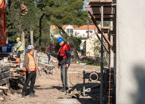 Fotografija 3 - Širenje za dobrobit najvažnijih korisnika - djece. Radovi na proširenju DV Šibenski tići idu punom parom