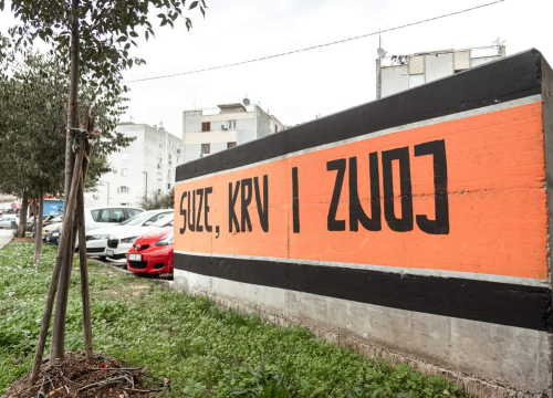 Fotografija 9 - Šibenik diše narančasto: Kvartovi postaju galerije za navijačku umjetnost