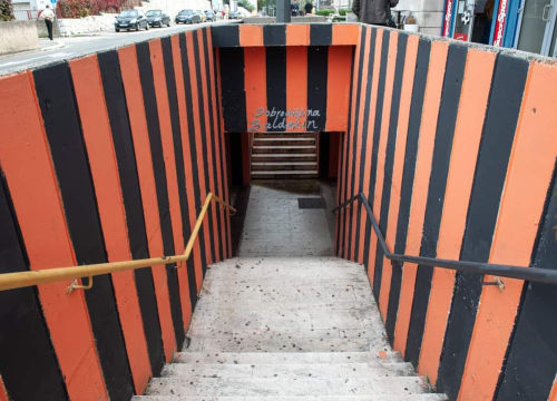 Fotografija 14 - Šibenik diše narančasto: Kvartovi postaju galerije za navijačku umjetnost