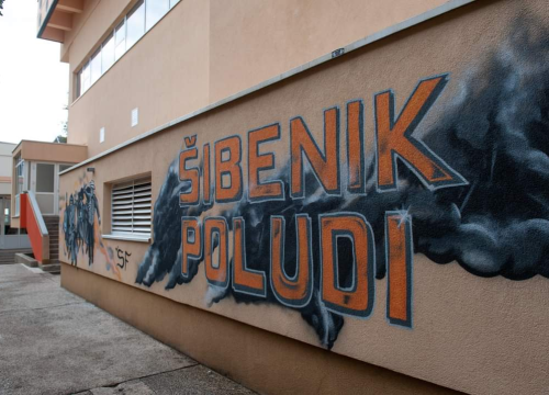 Fotografija 13 - Šibenik diše narančasto: Kvartovi postaju galerije za navijačku umjetnost