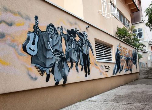 Fotografija 11 - Šibenik diše narančasto: Kvartovi postaju galerije za navijačku umjetnost