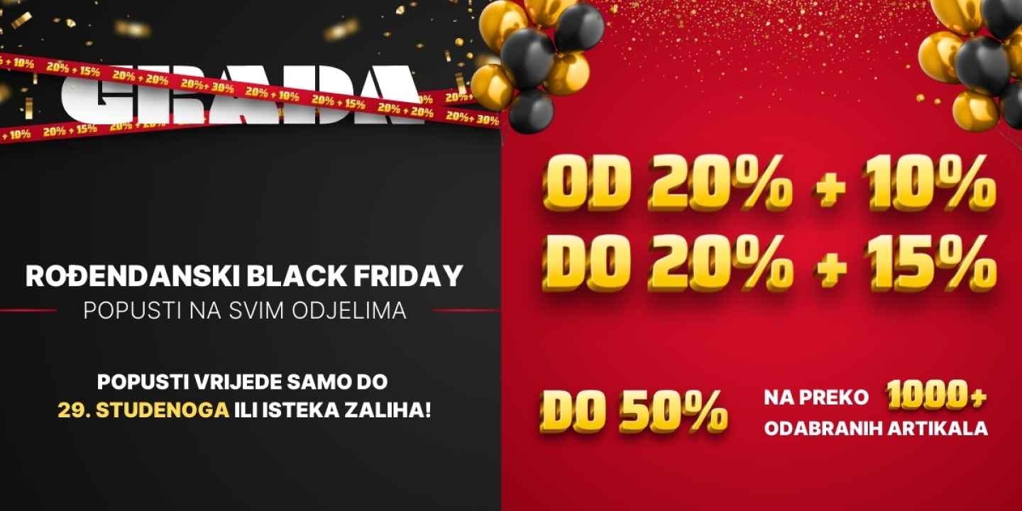 Black Friday ludilo u Građi: Ovi popusti su se čekali cijelu godinu!