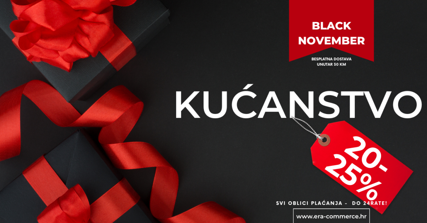 Black November popusti očekuju vas u Eri Commerce