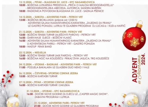 Fotografija 5 - U Jezerima vas ovaj prosinac očekuju brojna događanja i prava božićna čarolija