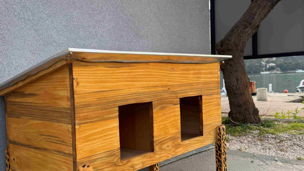 Zahvaljujući učenicima Strukovne škole, ulične mace u Grebaštici dobile dom