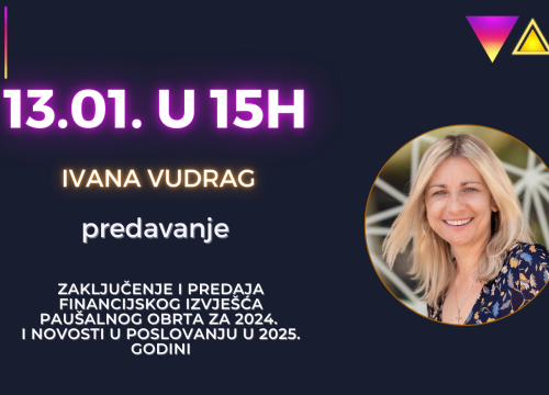 Sljedeći tjedan u Trokutu korisno predavanje za paušalne obrtnike