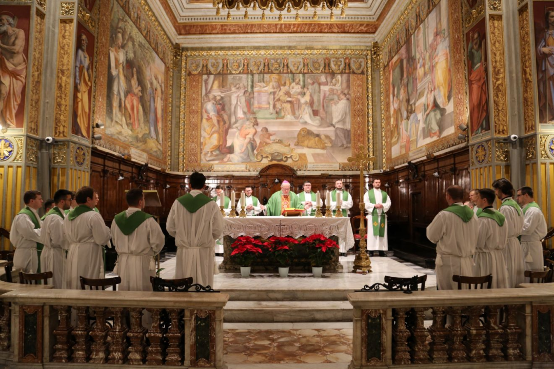 Biskup Rogić posjetio Papinski hrvatski zavod u Rimu