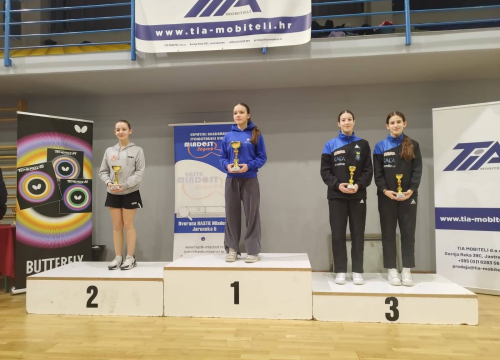 Fotografija 3 - Stolnotenisačice Šibenika u Dugom Selu do tri medalje