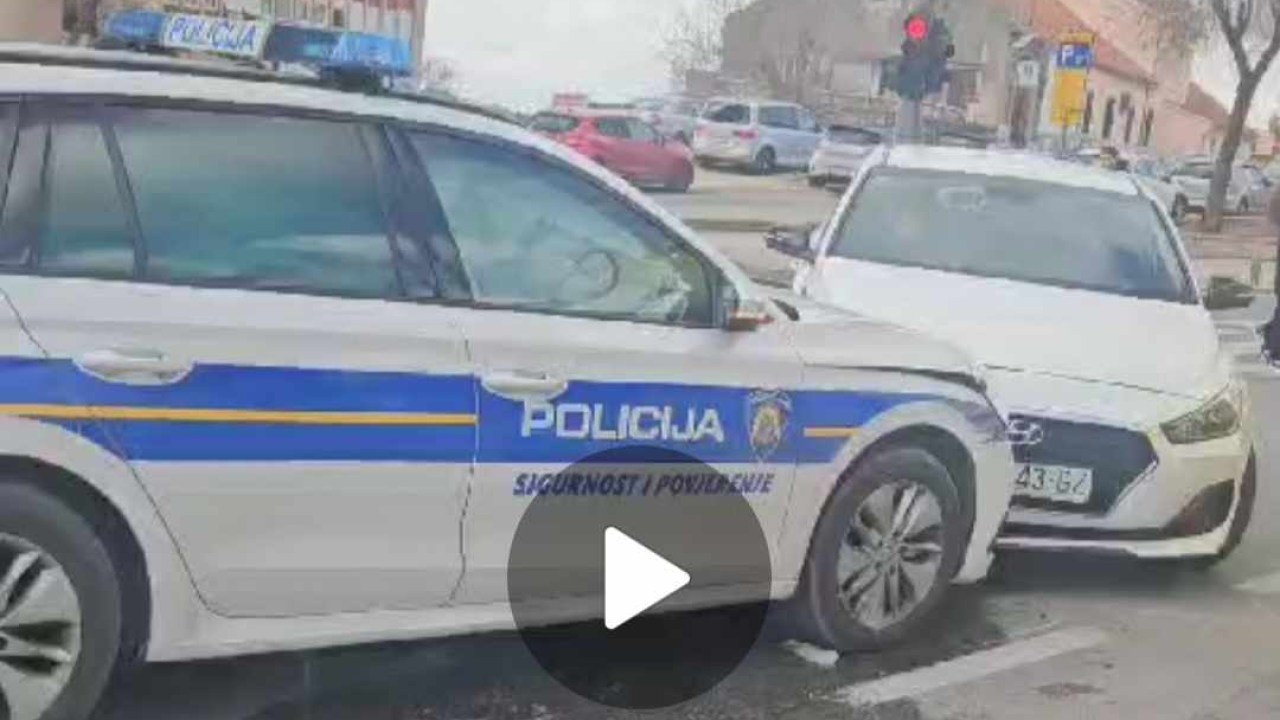 Prometna nesreća na Baldekinu: Sudar policijskog i osobnog automobila