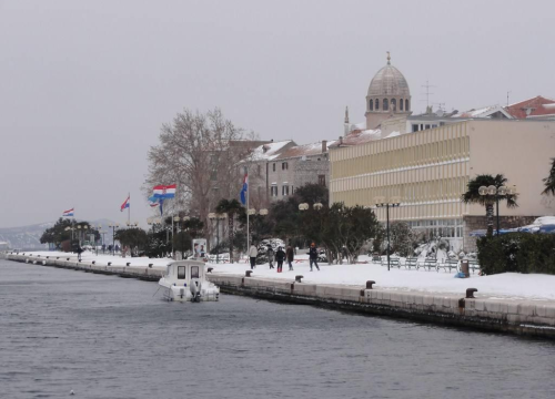 Fotografija 3 - Snijeg u Šibeniku 2012. godine