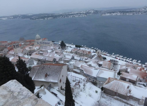 Fotografija 6 - Snijeg u Šibeniku 2012. godine