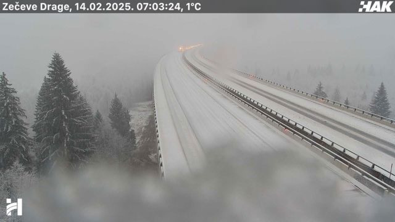 Zimski uvjeti diljem zemlje, pada obilan snijeg